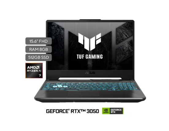Portátil ASUS Consumo TUF Gaming A15 FA506NCG-HN333